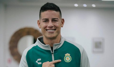 James Rodríguez con el Club León