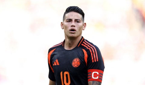James Rodríguez con la selección Colombia