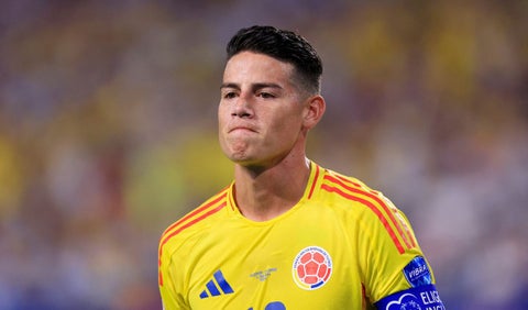 James Rodríguez con la selección Colombia