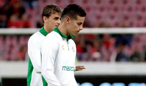 James Rodríguez con León