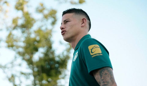 James Rodríguez con León