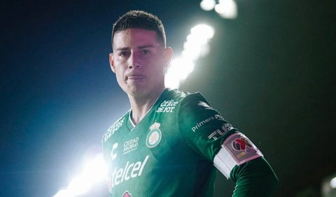 James Rodríguez con Club León