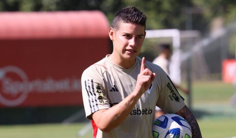James Rodríguez con Sao Paulo