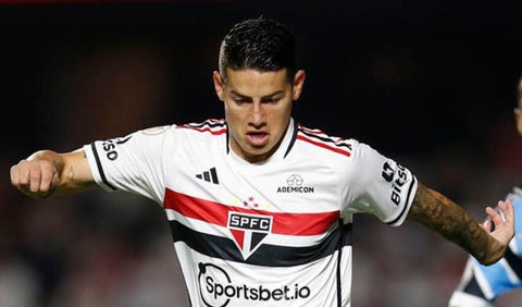 James Rodríguez con Sao Paulo