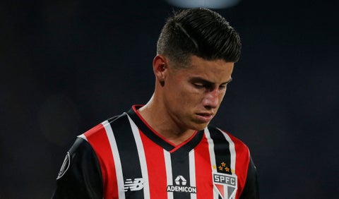 Sao Paulo no se la perdona a James: nuevas criticas por su paso en Brasil