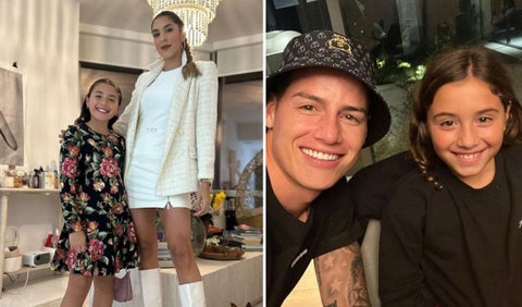 La discusión de James Rodríguez y Daniela Ospina por el parecido de Salomé