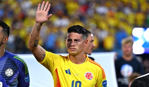 James Rodríguez, figura de Colombia en la Copa América