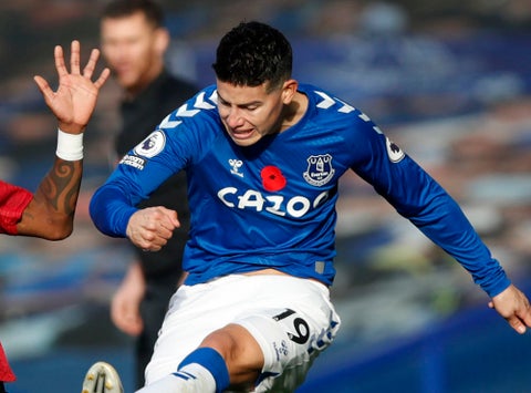 James Rodríguez, Everton