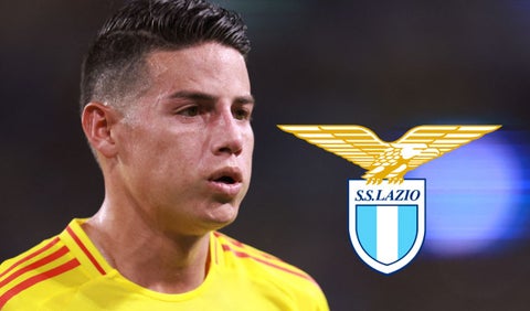 James Rodríguez con Lazio