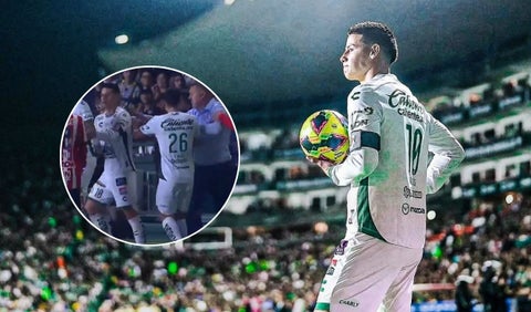 Jugadores del León salen en defensa de James tras pelea ante DT Chivas