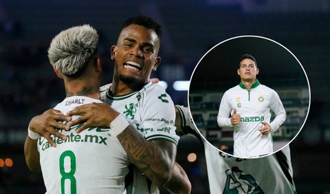 León le cumplió a James: triunfazo esmeralda vs Mazatlán por Liga MX