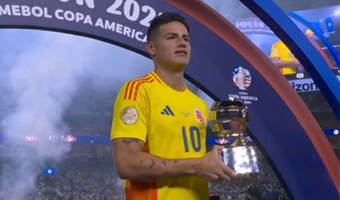 James fue mejor que Messi y se llevó el MVP de la Copa América 2024