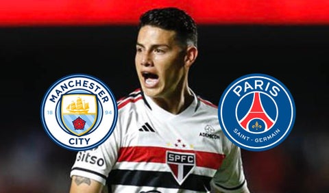 Manchester City y PSG hicieron ofertas para fichar a James Rodríguez
