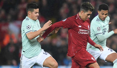 James Rodríguez volvió a ser titular con el Bayern, esta vez por Champions