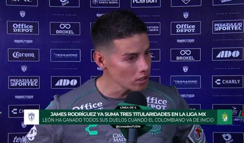 James Rodríguez con León de México
