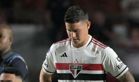 James Rodríguez con Sao Paulo de Brasil