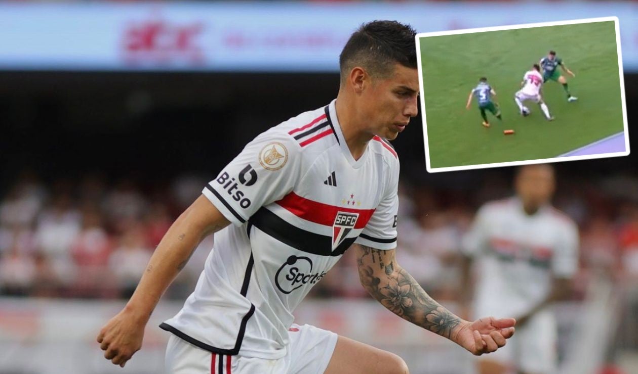 James Rodríguez - drible América Mineiro vs Sao Paulo