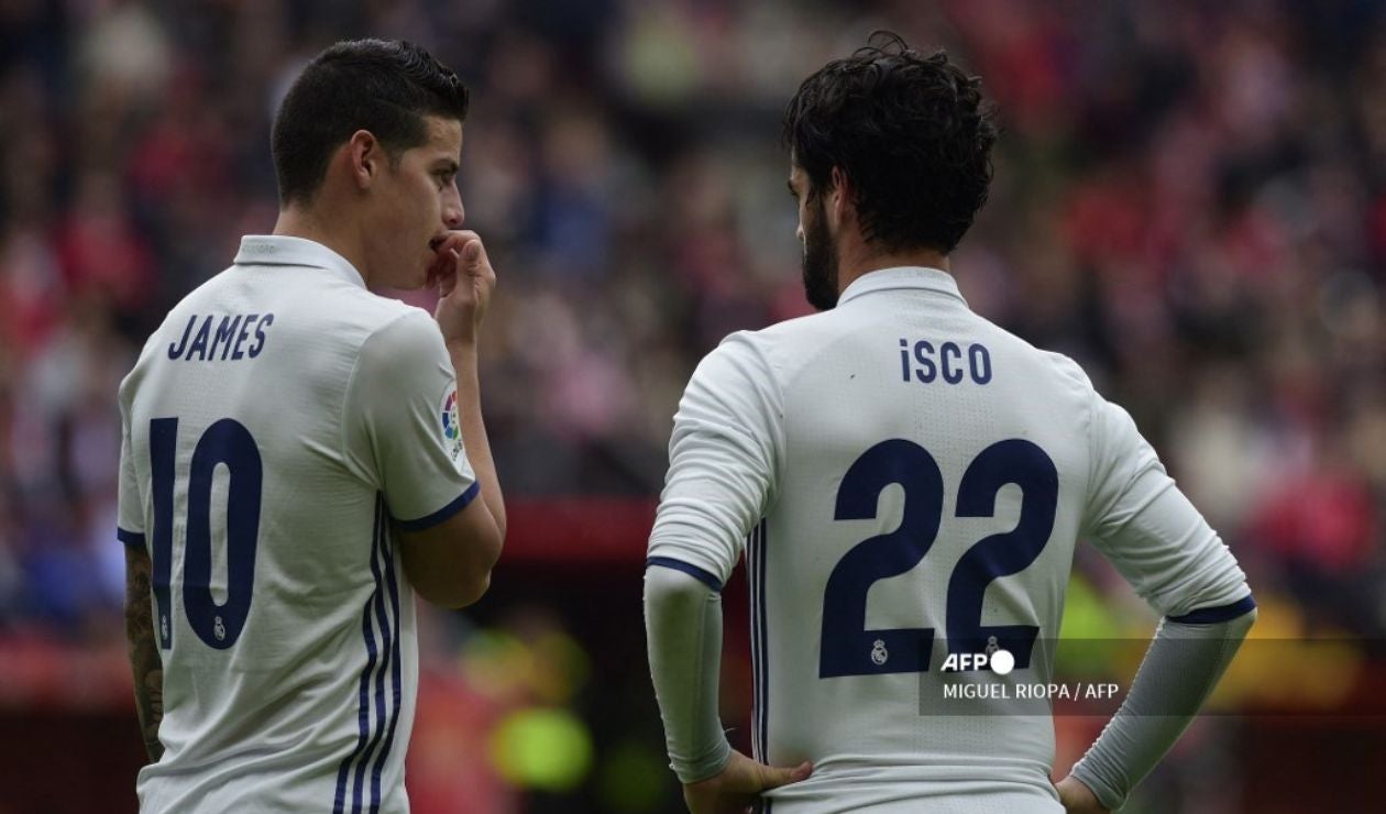 James Rodríguez e Isco Alarcón