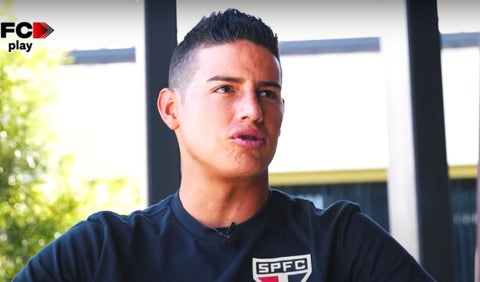 James Rodríguez en Sao Paulo