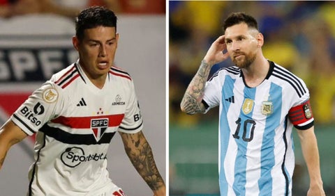 James Rodríguez - Lionel Messi