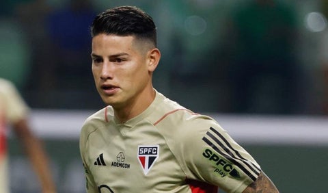 James Rodríguez con Sao Paulo