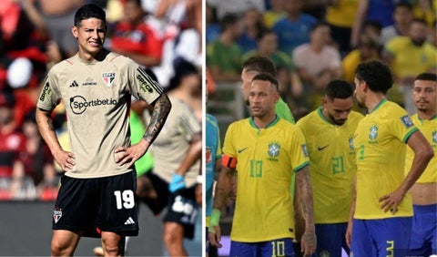 James Rodríguez - Selección de Brasil