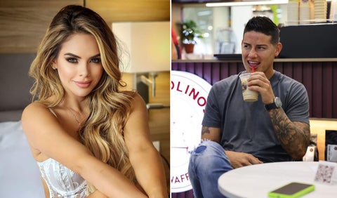 James Rodríguez y Alejandra Serje