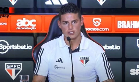 James Rodríguez con Sao Paulo