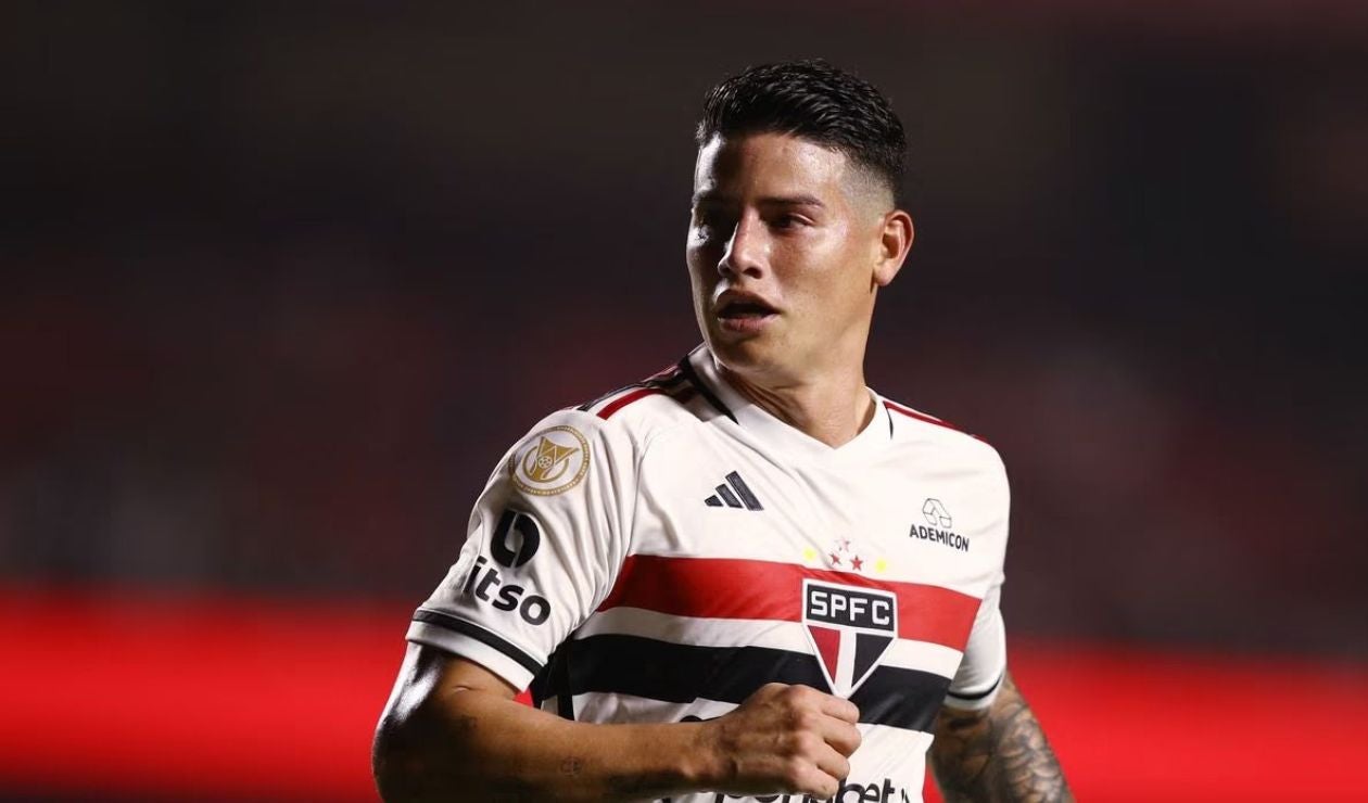 Calificación de James Rodríguez vs Coritiba