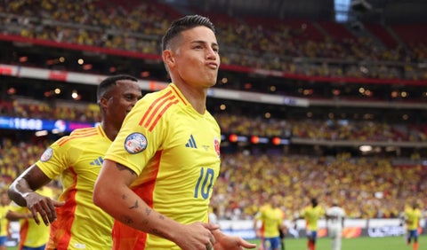 James mandó mensaje a Brasil y Uruguay tras la goleada ante Panamá