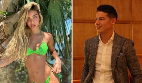 James Rodríguez y Aleska Génesis