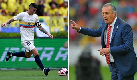 Alfaro defiende la titularidad de James en Colombia: "Se transforma"