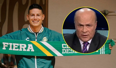 James Rodríguez y Carlos Antonio Vélez