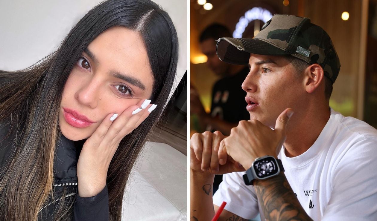 James Rodríguez y su hermana