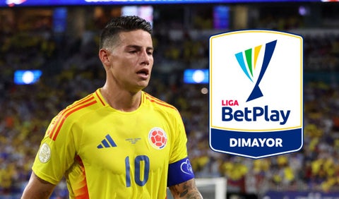 James Rodríguez y la Liga Betplay