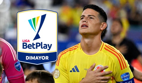 James Rodríguez y la Liga Betplay