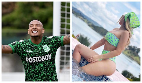 Jarlan Barrera y su novia