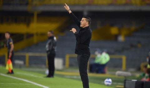 Juan Cruz Real, anoche en El Campín