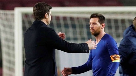 Pochettino y Messi