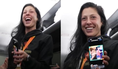 Jenni Hermoso y jugadoras de España bromearon tras el beso de Rubiales