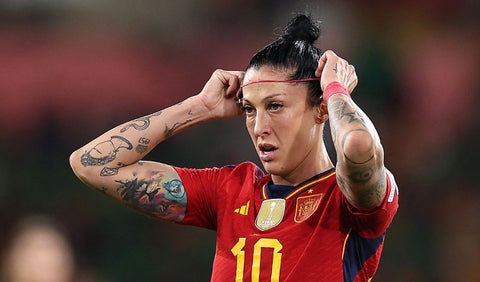 Jennifer Hermoso con la selección de España