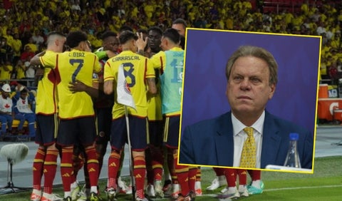 Selección Colombia y Ramón Jesurún, presidente de la FCF