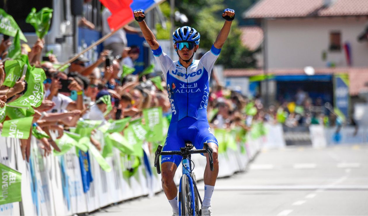 Jesús David Peña en el Tour de Eslovenia 2023