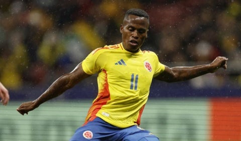 Jhon Arias con la selección Colombia