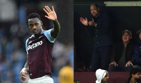 Jhon Durán y el Príncipe William