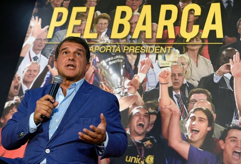 Joan Laporta, expresidente de Barcelona