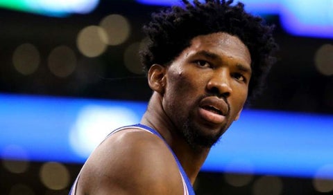 Joel Embiid, líder de los Sixers de Filadelfia