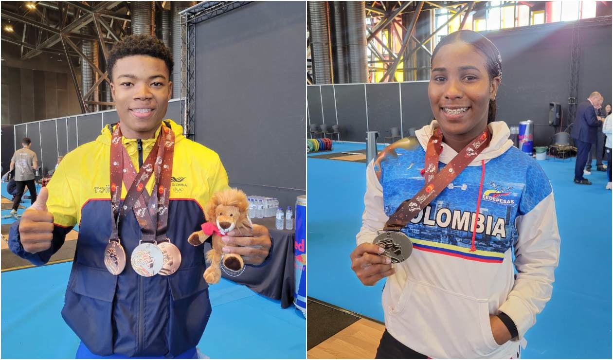 Colombia en Mundial de pesas sub 20