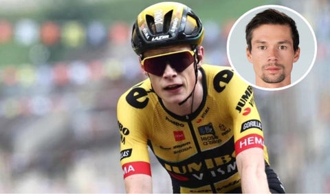 Jonas Vingegaard y Primoz Roglic