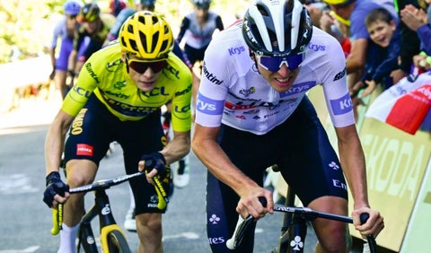 Tadej Pogacar y Jonas Vingegaard